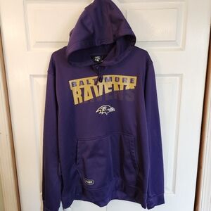 New Era Baltimore Ravens NFL Purple Logo Hoodie Sweatshirt Mens Size XL